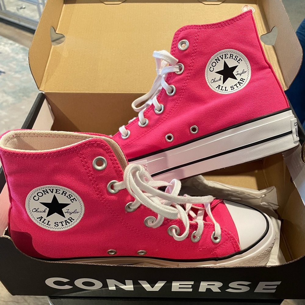 Chuck Taylor All Star Lift Hi - Pink Platform Converse
